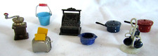 Vintage Dollhouse Miniature 8 Piece Country General Store Lot