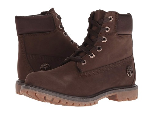 Para mujeres Zapatos Timberland 6 Pulgadas Premium Botas Impermeables Con  Satén A1UR6 dk marrón | eBay