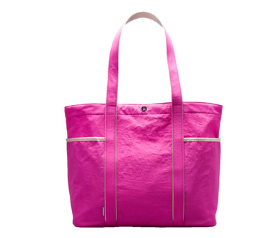 New Lululemon Multi-Pocket Tote Bag - POW Pink/Bone