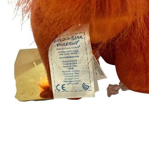 Build A Bear Disney Princess Palace Pets Plush Orange Fluffy Ariel Treasure Cat - Picture 6 of 10
