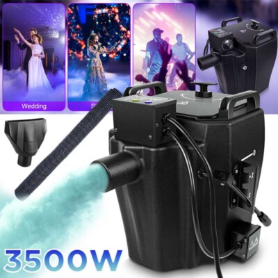 Dry Ice Fog Machine 3500W Low Lying Fog Machine Stage Club Effect Wedding Event