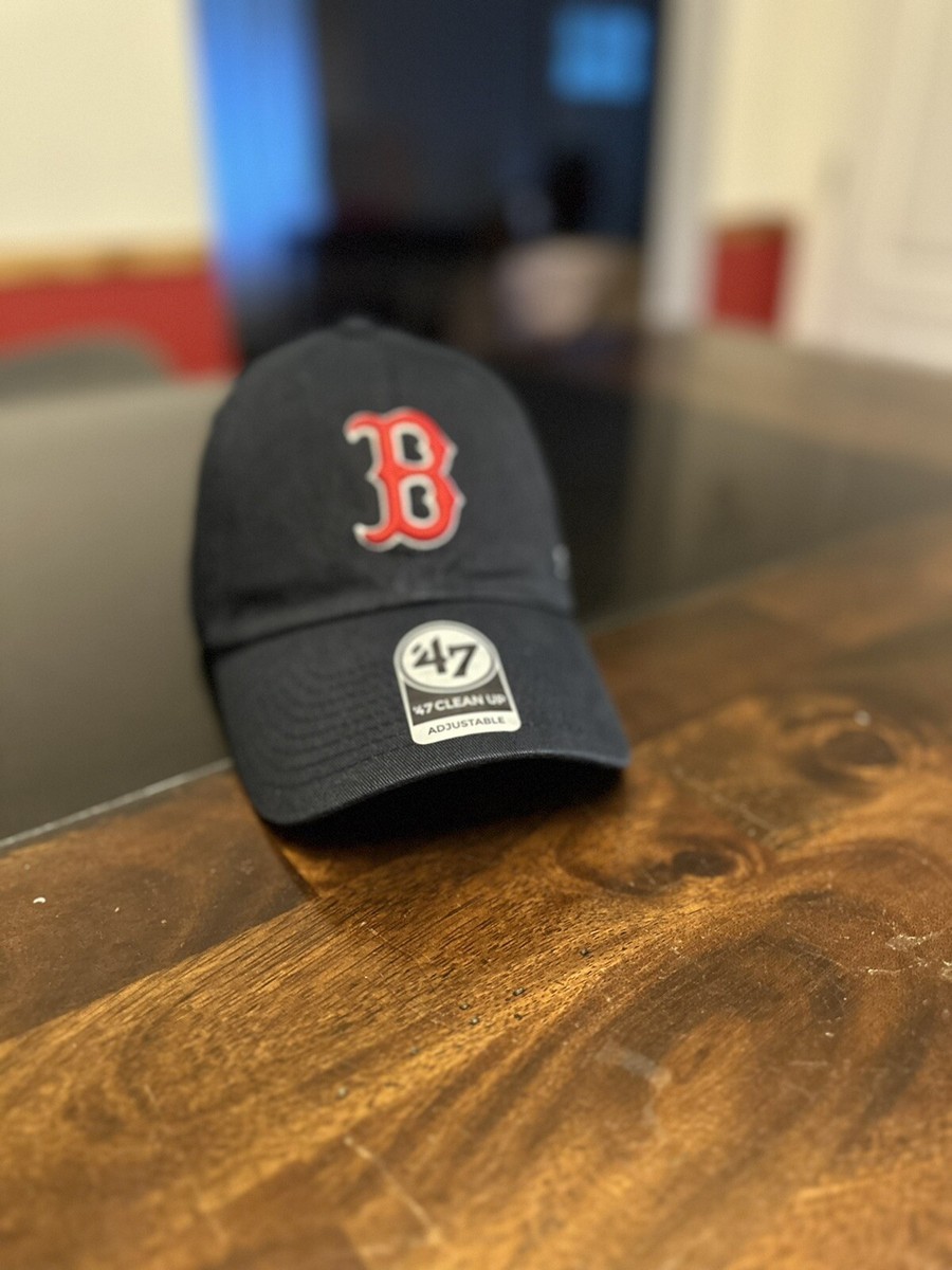 2023 Boston Red Sox '47 Brand MLB Clean Up Adjustable Strapback Hat Dad Cap