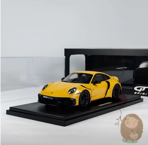 GT Spirit 1/18 Porsche BRABUS 900 ROCKET-R Resina Modelo Coche Diecast Regalos Amarillo - Imagen 20 de 20