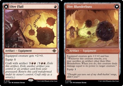 DIRE FLAIL mtg NM Lost Caverns of Ixalan Rare | eBay