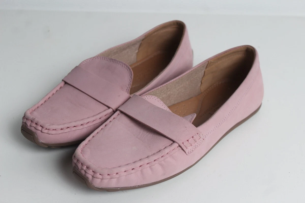 Pink shop loafers uk