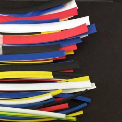 SPLITCHARGE 2:1 HEAT SHRINK TUBING ELECTRICAL SLEEVING CABLE/WIRE HEATSHRINK TUBE ALL COLOUR