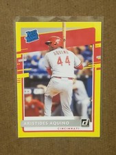2020 Donruss Yellow Rated Rookie #39 ARISTIDES AQUINO Cincinnati Reds RC
