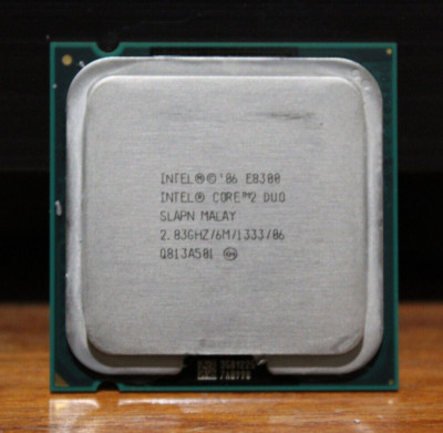 Intel Core 2 Duo E8300 2.83Ghz LGA775 6M Cache SLAPN Dual Core Desktop CPU
