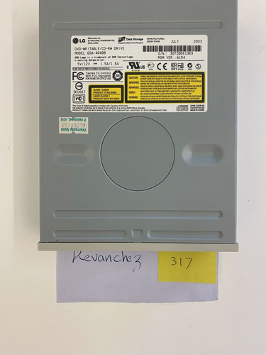 LG Super Multi GSA-H40N Internal DVD±RW-DL 20X DVD Writer Dual Layer SATA - 第 5/8 張圖片
