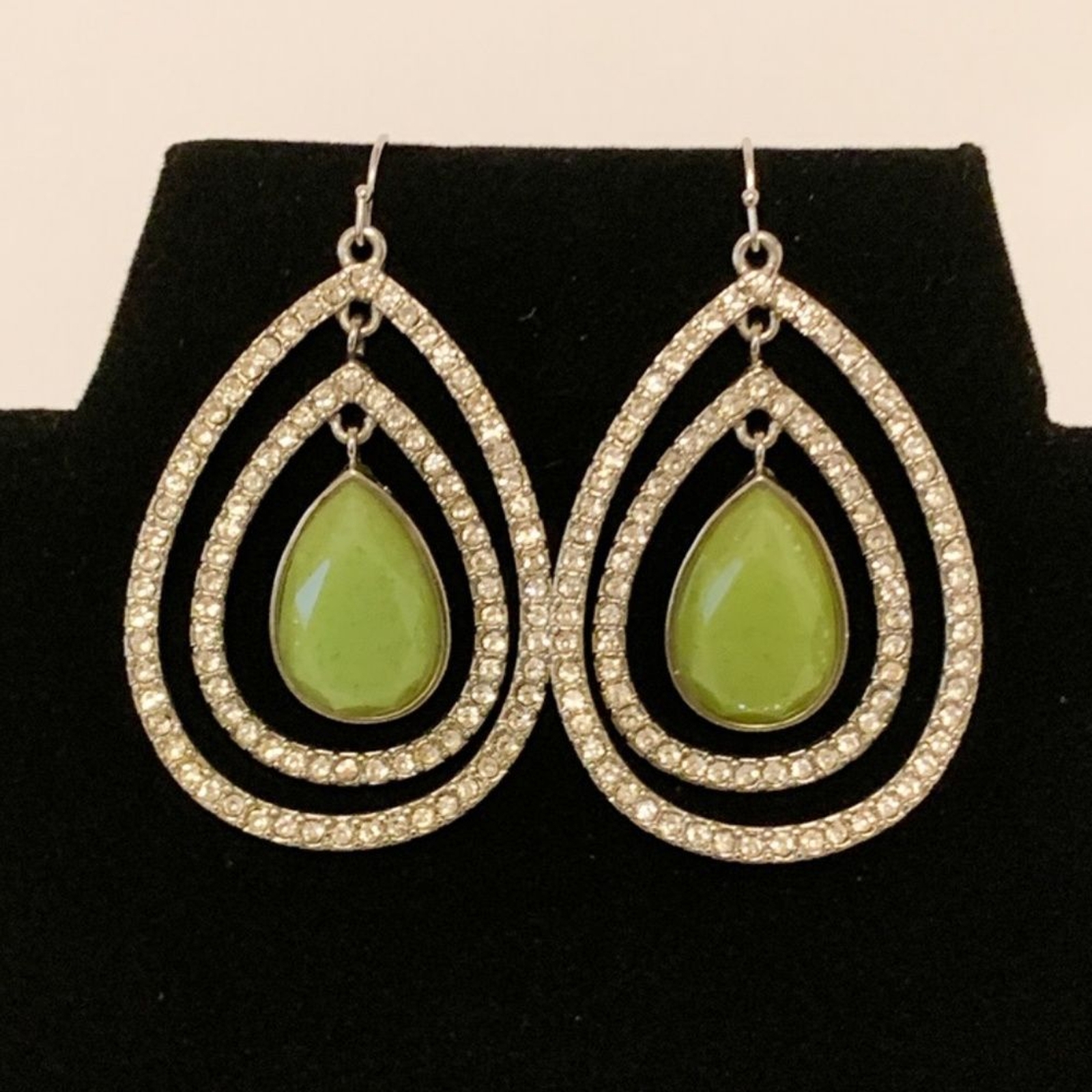 Three Tier Drop Earring - image 1