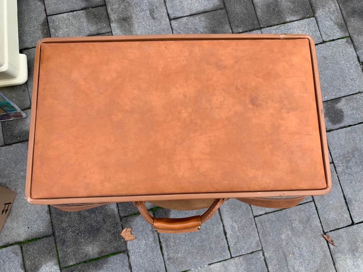 vintage hartmann leather suitcase | eBay