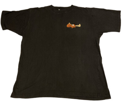 Vintage 90s Blitzz Studios Rocky & Bullwinkle- Bullwinkle Embroidered Shirt / L