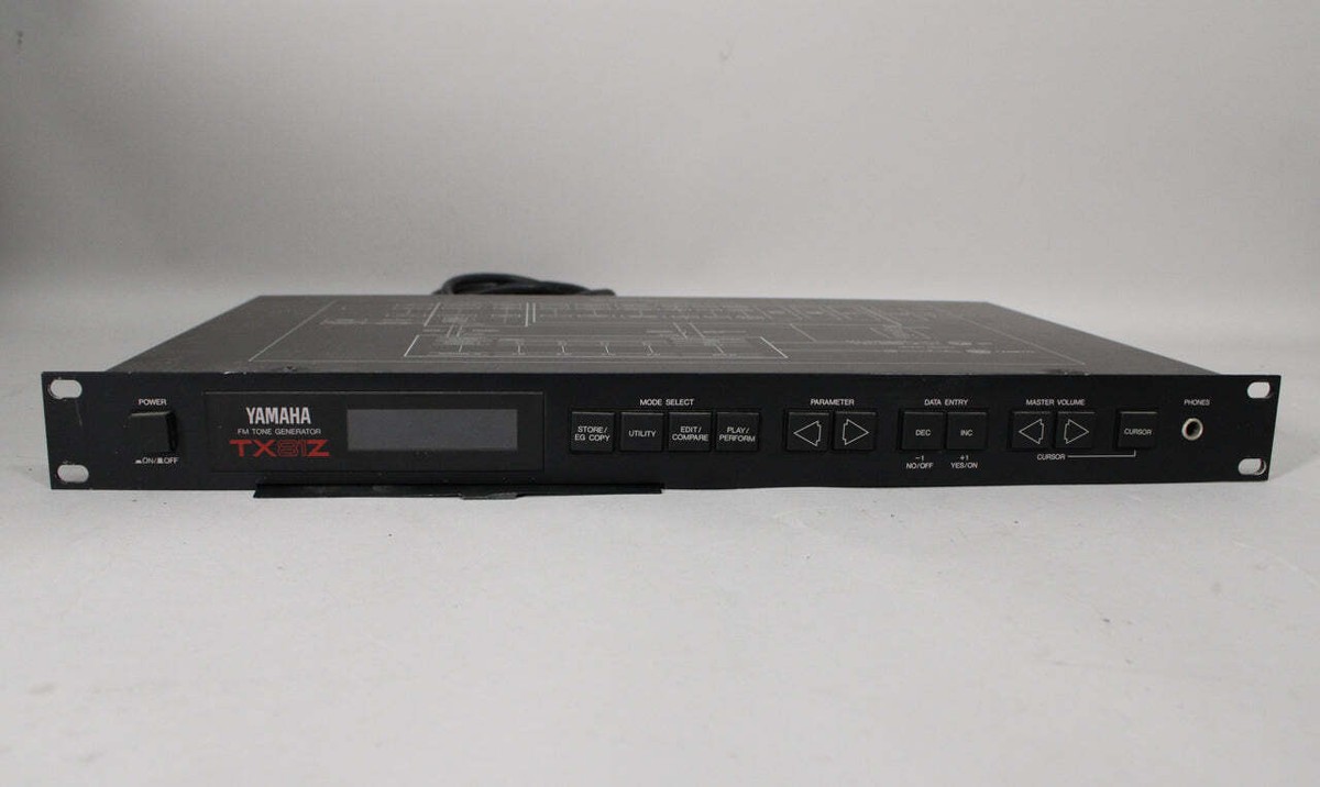Yamaha TX81Z Rackmount FM Tone Generator | eBay