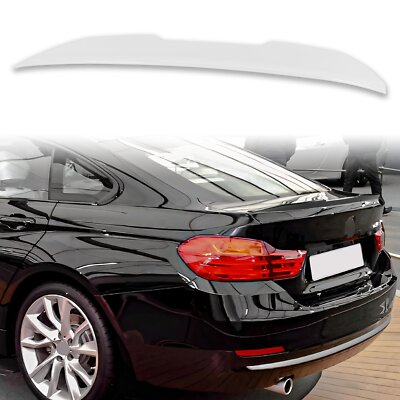 Painted PSM Style ABS Trunk Spoiler For BMW 4 Series F36 13-19 Alpine White 300