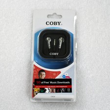 5 x Coby CVE20 Dynamic Digital Stereo Earphones - FAST SHIPPING