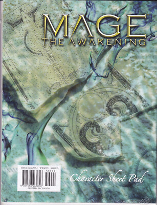 Character Sheet Pad - Mage the Awakening (sealed)