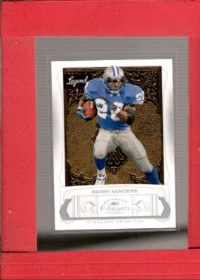 2009 Donruss Classics Timeless Tributes Silver #103 Barry Sanders MINT  ID:61198