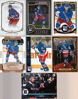   20 + different KEVIN HAYES cards lot 2 RC 2015- 2021 Rangers Jets Flyers