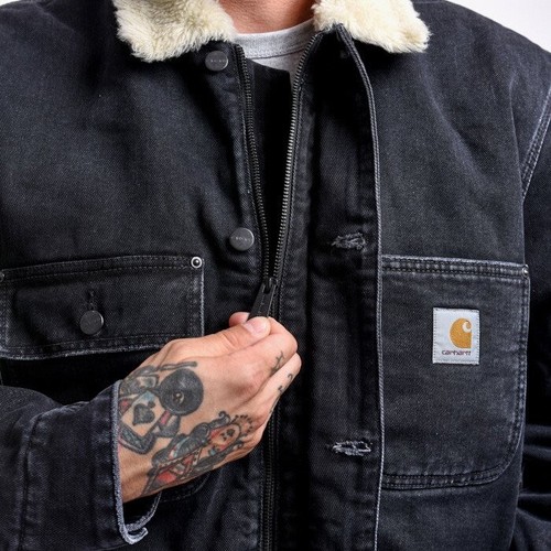 Carhartt WIP Fairmount Coat Black Stone 