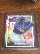 2021 Bowman Platinum Precious Elements Ronny Mauricio Mets #PE-20 B33