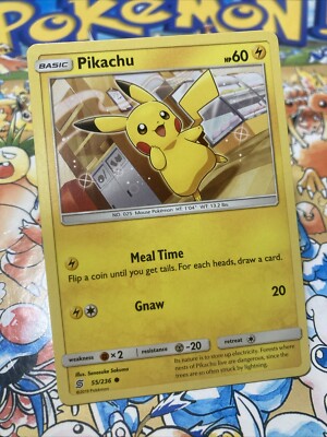 most expensive pokemon card in unified minds Pikachu 2019 Pokemon TCG Unified Minds Card 55/236 Near Mint