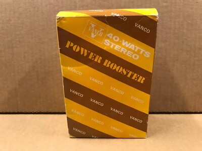New In Box Vanco 40-Watt Stereo Power Booster