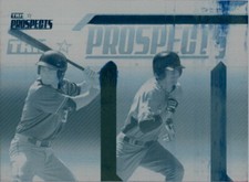 Dustin Ackley * Donavan Tate * 2009 TriStar Rookie Printing Press Plate RC 1/1