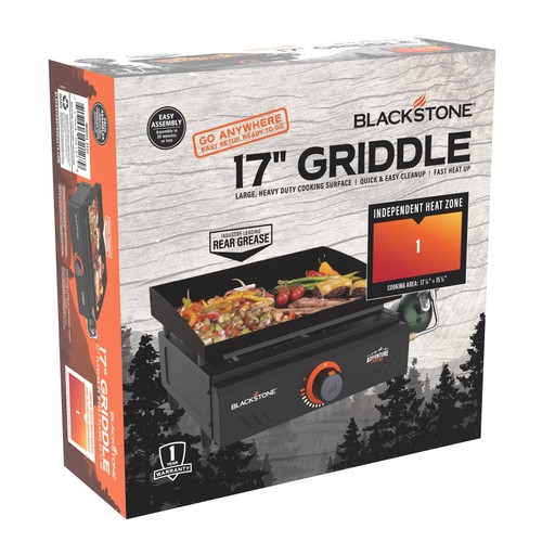 Adventure Ready Single Burner 17” Tabletop Griddle with Non Slip Feet - Picture 3 of 6