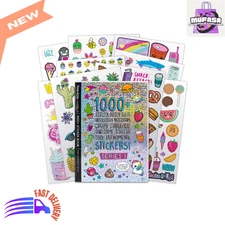 1000+ Ridiculously Cute Stickers, 40-Page Sticker Book for Kids