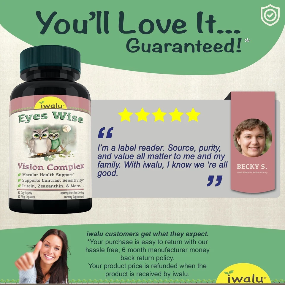 Luteína y Zeaxantina 40mg Vitaminas para los ojos protegen y mejoran los ojos Foto 3 de 4