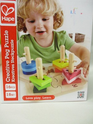 hape creative peg puzzle
