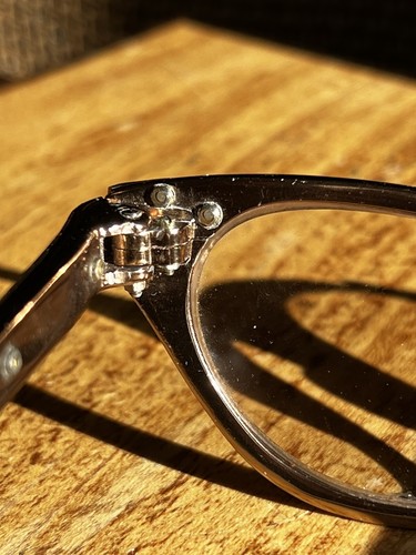 Tura Inc. Chocolate Metal Cat Eyeglass Frames w Gold Filagree Detail 1950’s-60’s - Picture 14 of 17