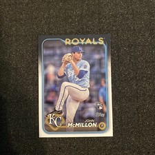 John McMillon RC 2024 Topps Series 2 #571 Kansas City Royals