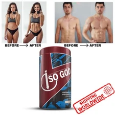 Iso God WPI Fat Burning Protein Powder 2.2 Lbs Delicious Banana Smoothie