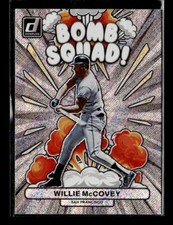2023 Donruss #BS4 Willie McCovey Bomb Squad Rapture San Francisco Giants
