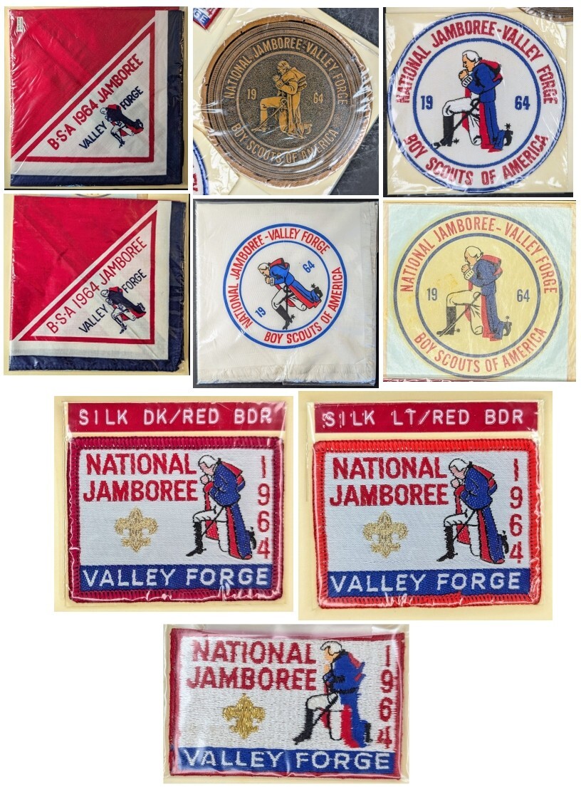 Drapeau Boy Scouts Jamboree 1964 – Valley Forge Troop 71 – Signé – 3x5 Pieds