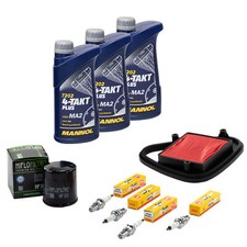 für Honda VT 600 C Shadow 88-97 Set Wartung Öl 3L Luftfilter Ölfilter Zündkerzen