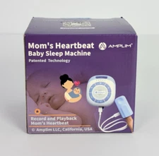 Amplim Mom's Heartbeat Newborn Baby Soother - Portable Rechargeable USB Timer