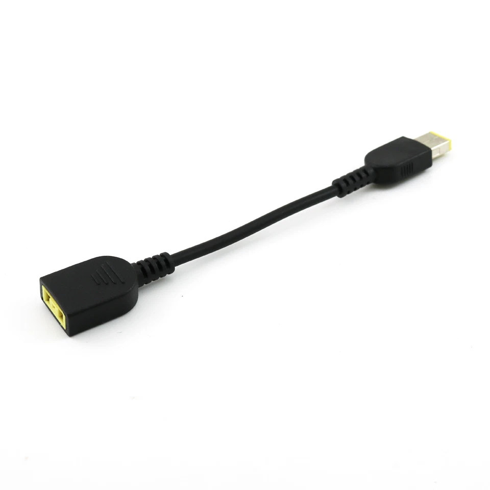 Male to Female Square Adapter Power Extension Cable for Lenovo ThinkPad 15cm - Image 2 of 4