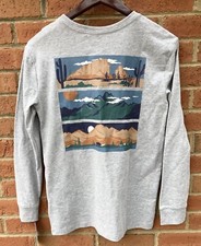 TOMMY BAHAMA YOUTH GIRLS BOYS SLEEPING BEAR L/S GRAY SHIRT TOP T-SHIRT XL 14 NWT