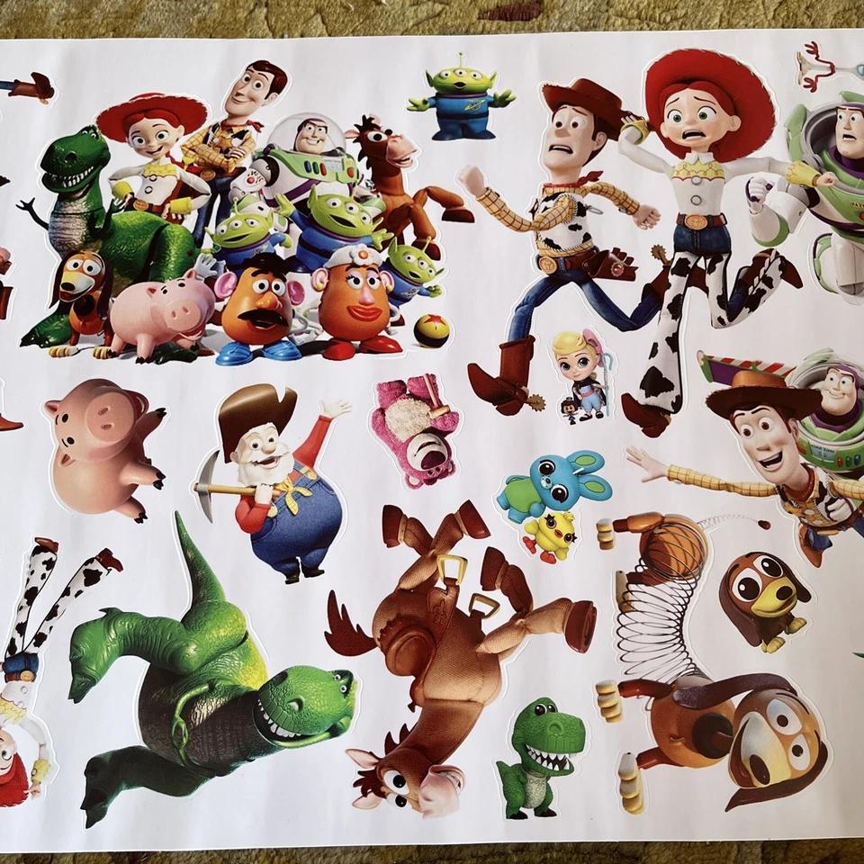 30 Toy Story Wall Decals For Children’s room, Woody & Buzz / New - Image 3 of 4