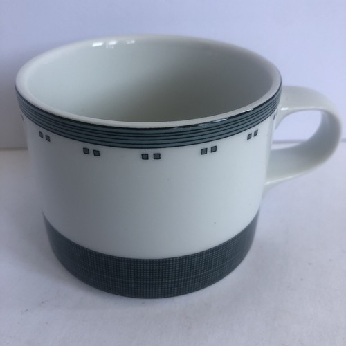 Dansk Gridworks Green Coffee Tea Flat Cups 8 Oz White Green Set of 4 - Picture 17 of 21