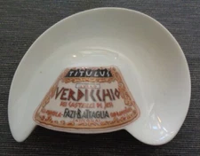ANTONIA CAMPO VERDICCHIO ASHTRAY VERBANO LAVENO ADVERTISING CERAMIC '50