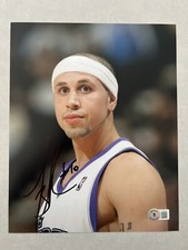 Mike Bibby autographed signed 8x10 photo Beckett BAS COA Sacramento Kings NBA