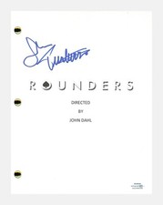 John Turturro Signed Autographed Rounders Movie Script Screenplay ACOA COA