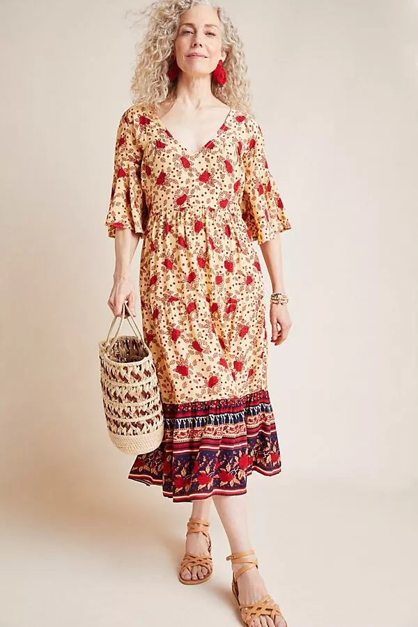 Faithfull the brand clearance melia midi dress