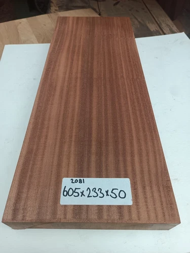 605x233x50mm Planed Sapele Hardwood Timber Offcuts       (2081)