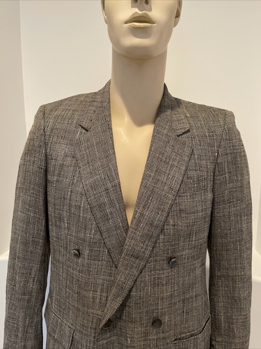 VINTAGE MIKE CARUSO SANTA MONICA CALIF MULTI PLAIDS BLAZER/SPORT JACKET SIZE 40R - Picture 2 of 11