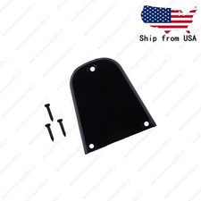 3 Holes Universal Single Ply Truss Rod Cover Style in Black with Screws