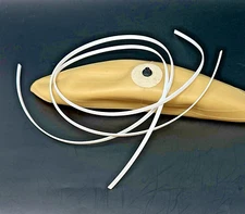 FULL-SIZE Latex Football Bladder + WHITE Tacky Diamond Lacing Repair Kit